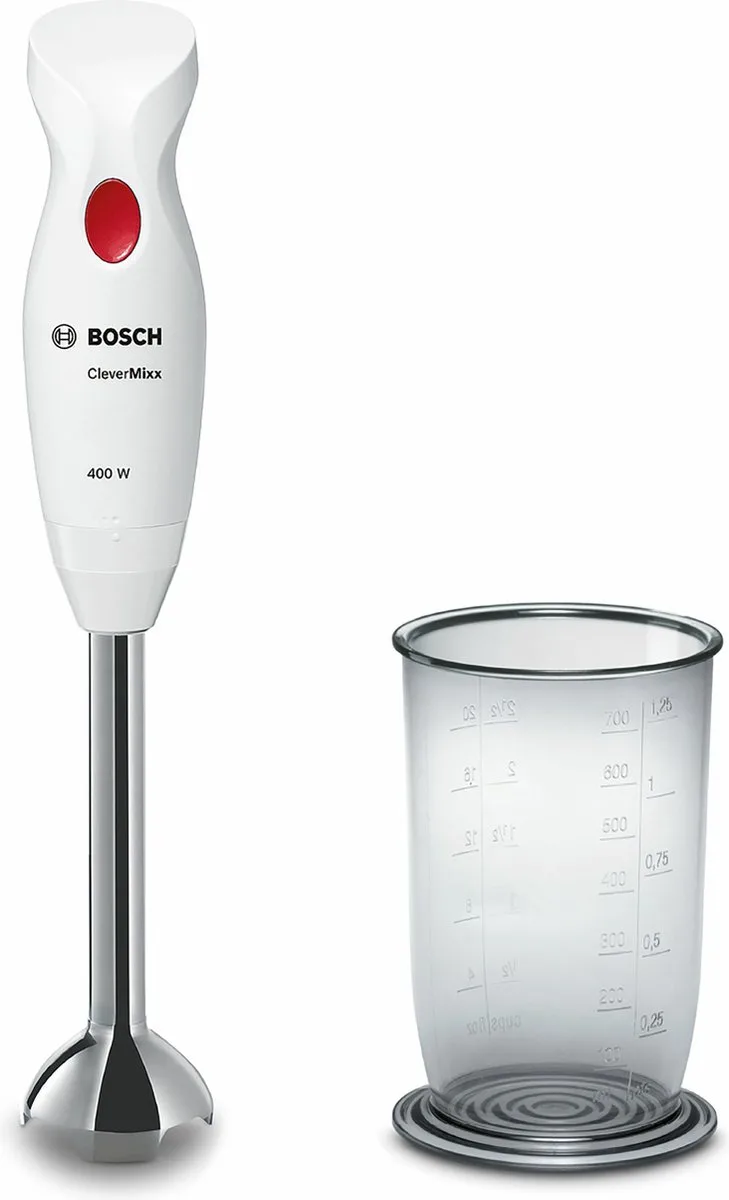 MSM24100 - Staafmixer - Wit van Bosch in Roestvrijstaal – productfoto 1 van 3