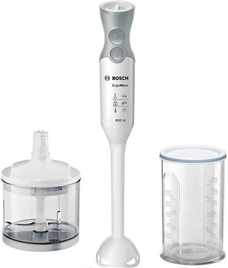 MSM66020 ErgoMixx - Staafmixer - 600W - 12 standen - Hakmolen by Bosch in White – product photo