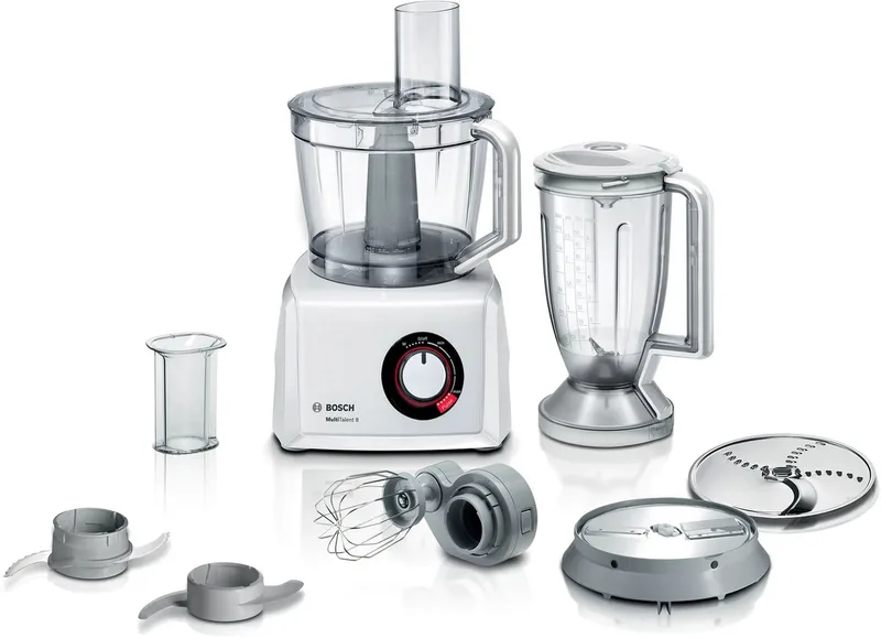 MultiTalent 8 MC812W501 - Foodprocessor fra Bosch i Hvid – produktbillede