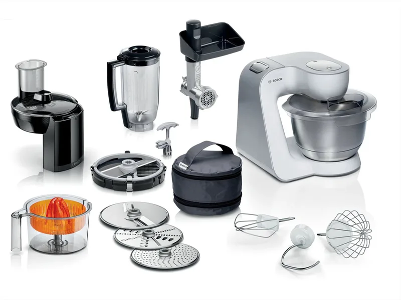 MUM 5 - MUM58251 - Serie 4 - Keukenmachine - 1000 W - Zilver by Bosch in White – product photo