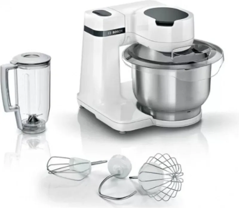 MUM Serie 2 - MUMS2EW11 - Keukenmachine - 700W - 3,8L by Bosch in White – product photo