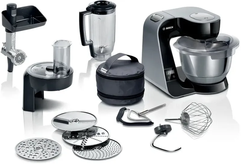 MUM5XC4E keukenmachine 1000 W 3,9 l Ingebouwde weegschalen by Bosch in Black – product photo