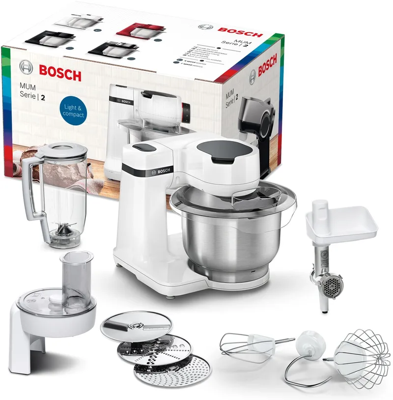 MUMS2EW30 - Keukenmachine - 700W by Bosch in White – product photo