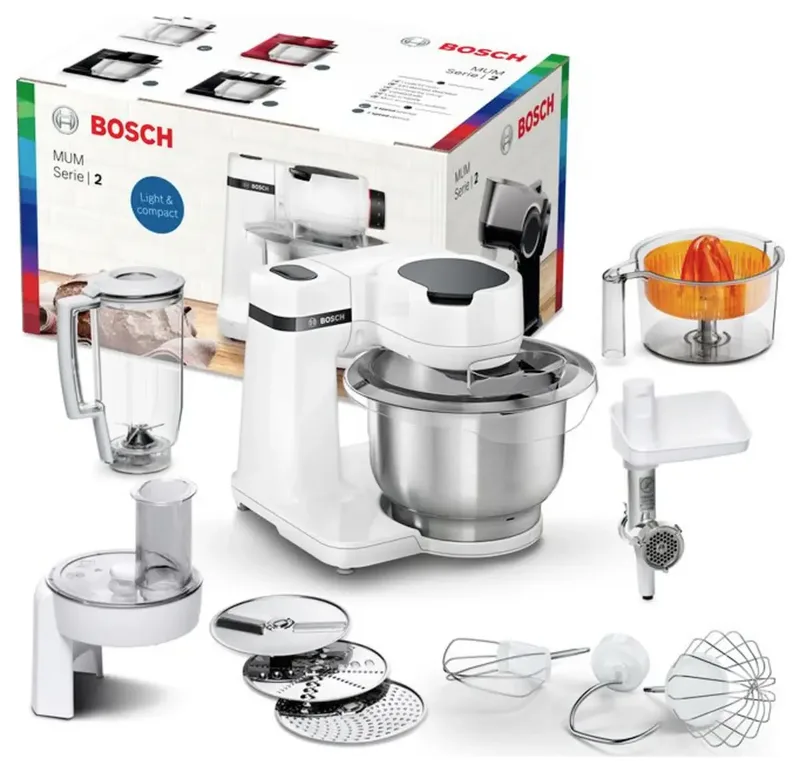MUMS2EW40 Serie 2 - Keukenmachine van Bosch in Wit – productfoto 3 van 3