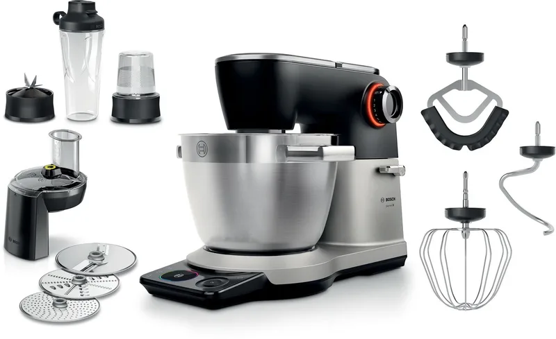 MUMS8ZS22 keukenmachine 1800 W 6 l Zwart Ingebouwde weegschalen by Bosch in Silver – product photo