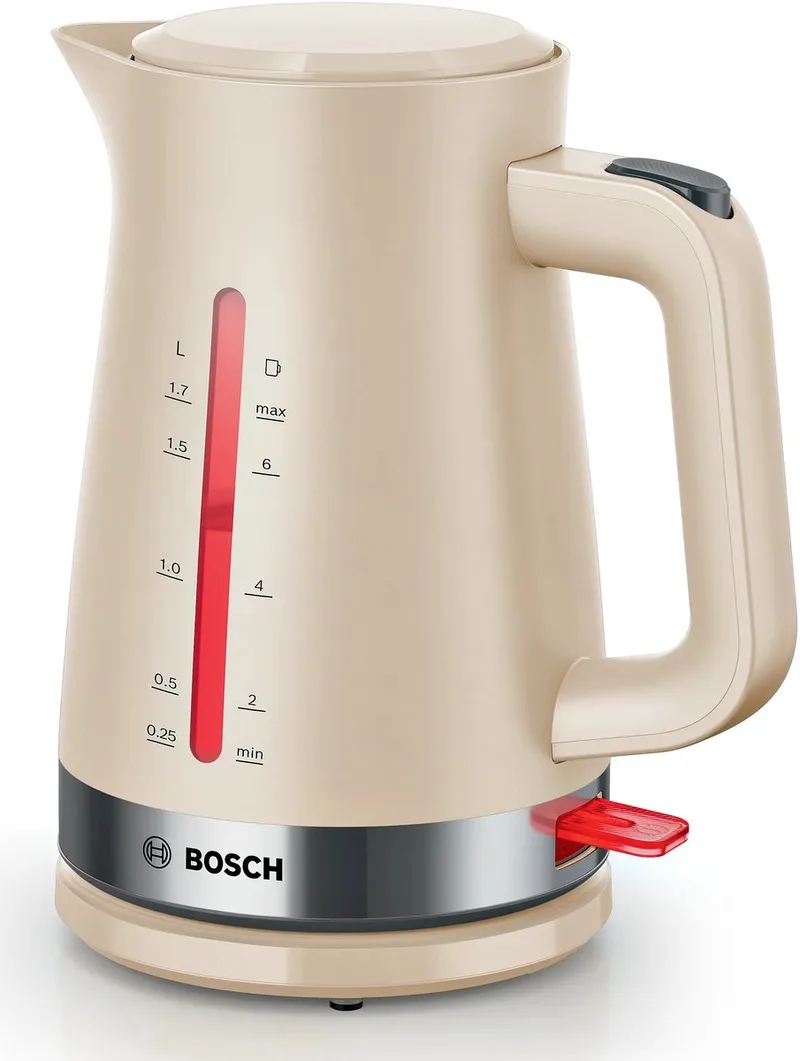 MyMoment TWK4M227 - Waterkoker - 1,7 L capaciteit - 2400 W vermogen - Automatische veiligheidsuitschakeling by Bosch in Krem – product photo
