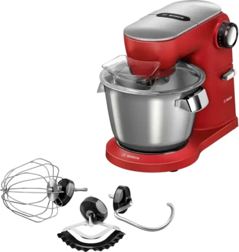 OptiMUM MUM9A66R00 - Keukenmachine - Rood/RVS by Bosch in Red – product photo