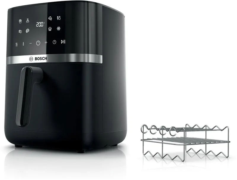 Serie 4 MAF462B1 friteuse Enkel 6,1 l Vrijstaand 2050 W Heteluchtfriteuse by Bosch in Black – product photo