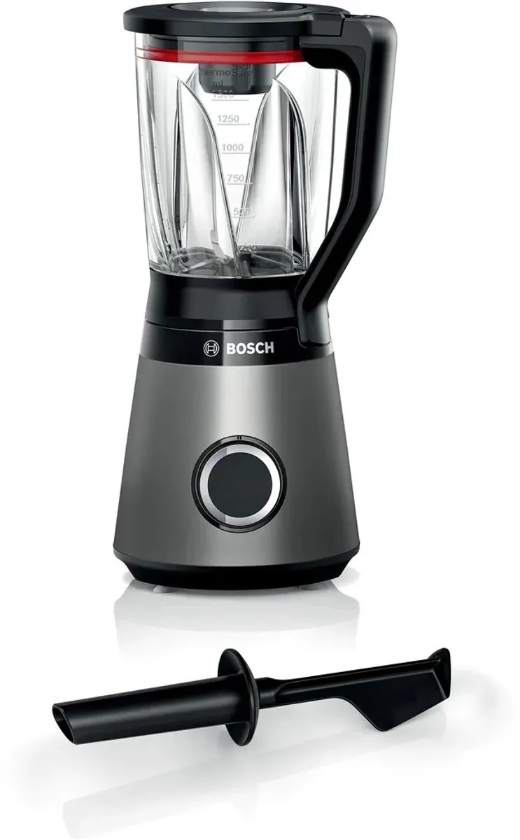 Serie 4 MMB4192S - Blender - 1,5L - 1200W - 10 jaar motorgarantie - Met veiligheidsdeksel - Zilver von Bosch in Schwarz – Produktfoto
