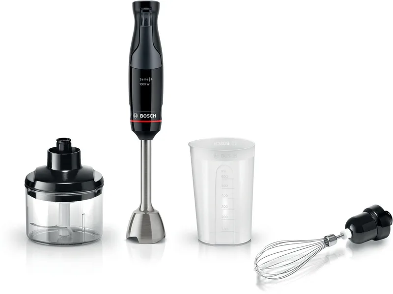 Serie 4 MSM4B621 - ErgoMaster staafmixer - 1000W by Bosch in Black – product photo