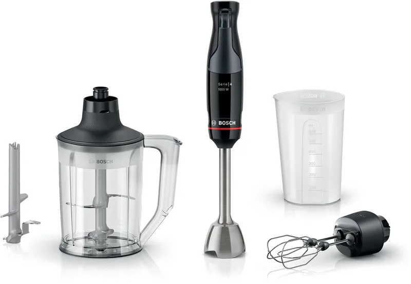 Serie 4 Staafmixer - MSM4B654 - 1000 W - Zwart/Antraciet från Bosch i Svart – produktbild
