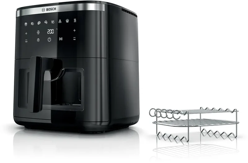Serie 6 MAF671B1 friteuse Enkel 7,2 l Vrijstaand 1800 W Heteluchtfriteuse by Bosch in Black – product photo