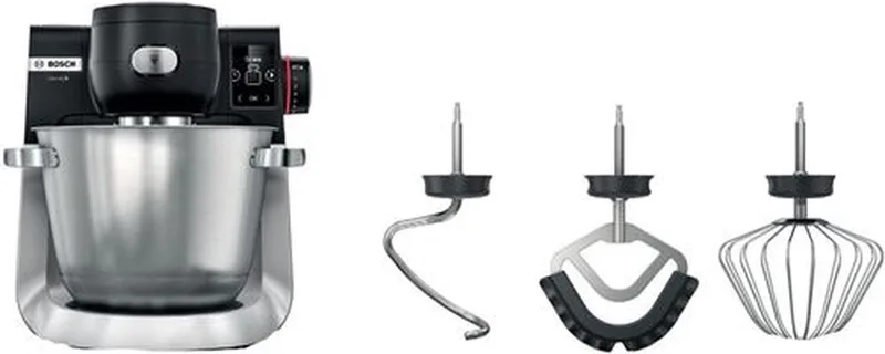 Serie 6 MUMS6ZS00 keukenmachine 1600 W 5,5 l Roestvrijstaal Ingebouwde weegschalen by Bosch in Black – product photo