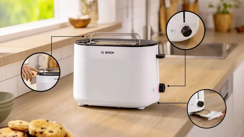 TAT2M121 - Mymoment Broodrooster - Ontdooifunctie de Bosch en Blanc – photo produit 2 sur 2