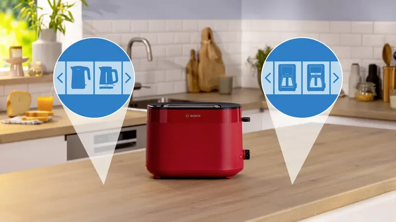 TAT2M124 Mymoment Broodrooster - Ontdooifunctie by Bosch in Red – product photo 2 of 2