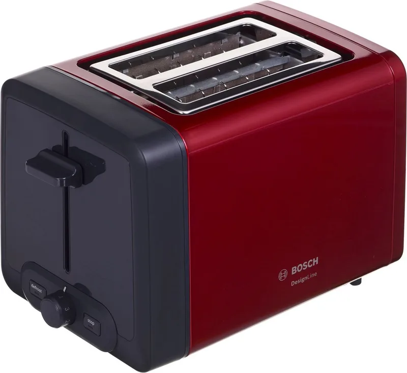 TAT4P424 - Designline - Broodrooster - Rood by Bosch in White – product photo