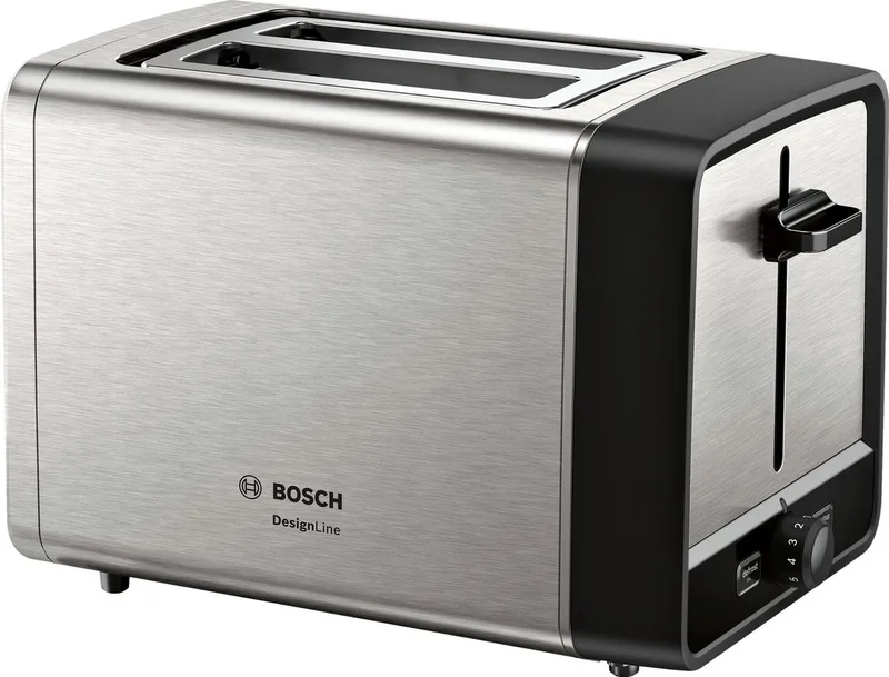 TAT5P420 - DesignLine Compact - Broodrooster - RVS von Bosch in Schwarz – Produktfoto