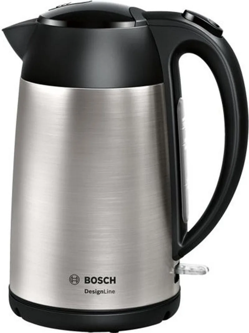 TWK3P420 - Waterkoker - Zilver by Bosch in Rvs, Black – product photo
