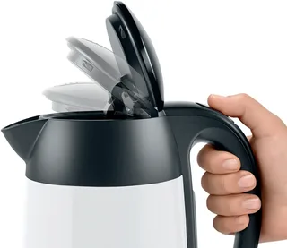 TWK3P421 - DesignLine Waterkoker - 1.7L - 2400W - Wit/Zwart van Bosch in Zwart, Wit – productfoto 2 van 3