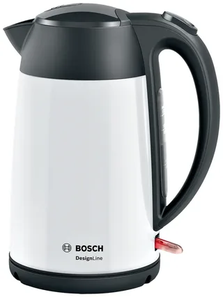 TWK3P421 - DesignLine Waterkoker - 1.7L - 2400W - Wit/Zwart van Bosch in Zwart, Wit – productfoto 3 van 3