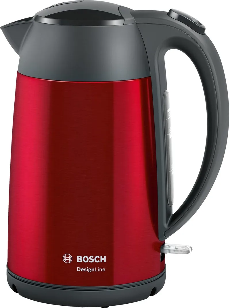 TWK3P424 Waterkoker 1.7L 2400W Rood/Zwart fra Bosch i Rød – produktbillede