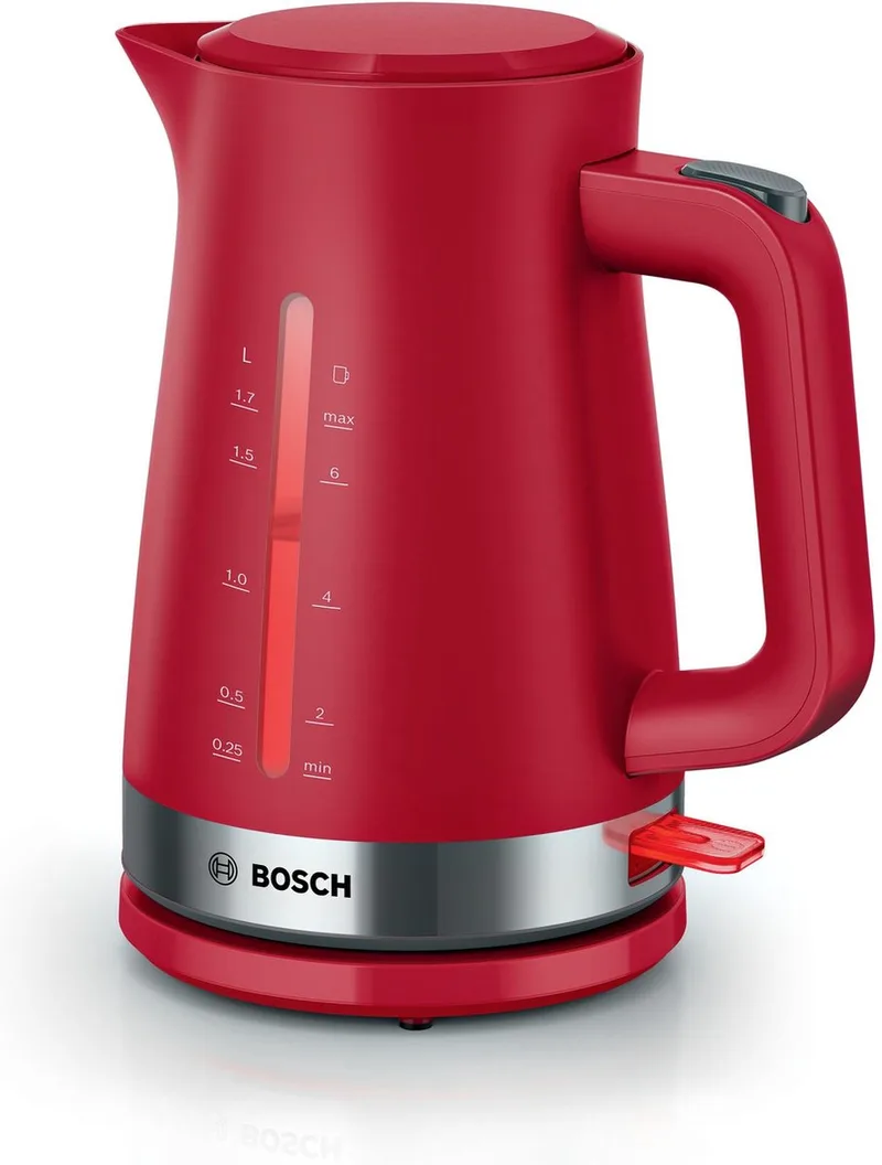 TWK4M224 - Waterkoker - 1,7L - 2400 W by Bosch in Red – product photo