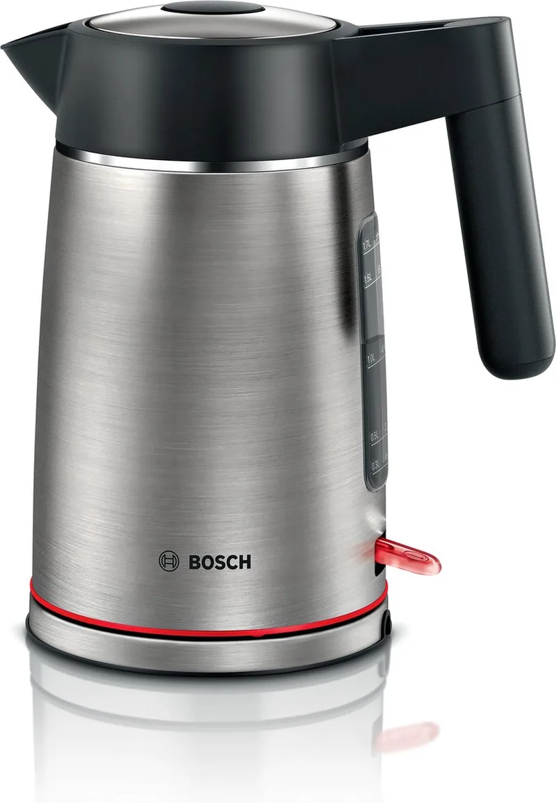 TWK6M480 - Waterkoker - 1,7L - 2400W - Zwart - Roestvrijstaal de Bosch en Rvs – photo produit