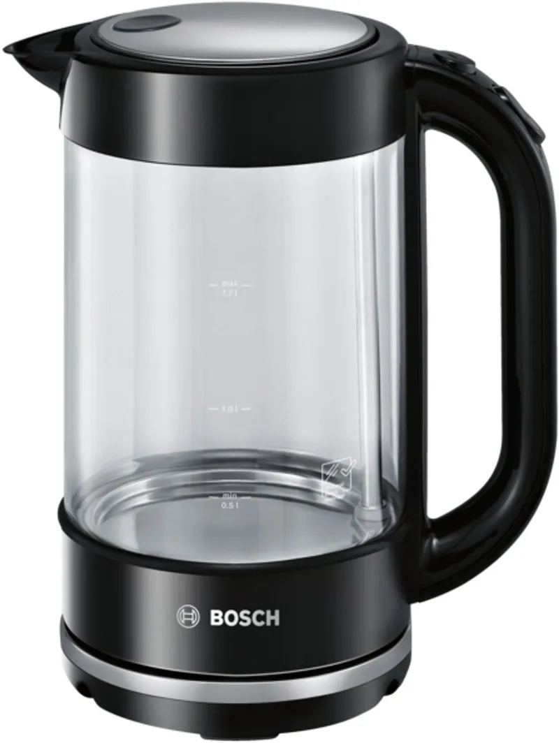 TWK70B03 waterkoker 1,7 l Transparant 2400 W by Bosch in Black – product photo