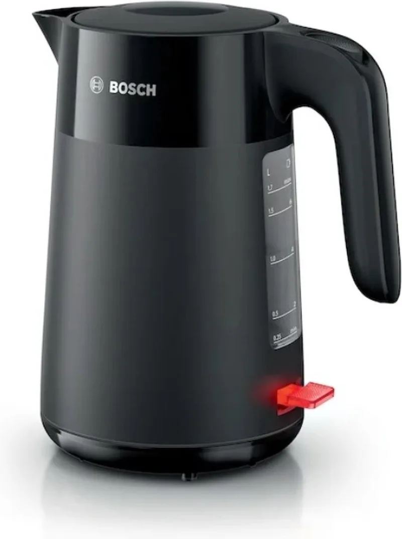 Waterkoker - TWK2M163 - 1.7L - 2400W - Warmhoudfunctie - Verwijderbaar kalkfilter by Bosch in Black – product photo 1 of 2