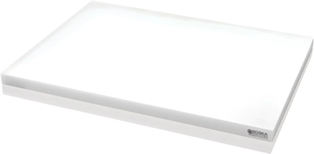 Kunststof Snijplank - Kaasplank - Professionele snijplank - Slijtvast HMPE - Vaatwasserbestendig van Boska in Wit – productfoto