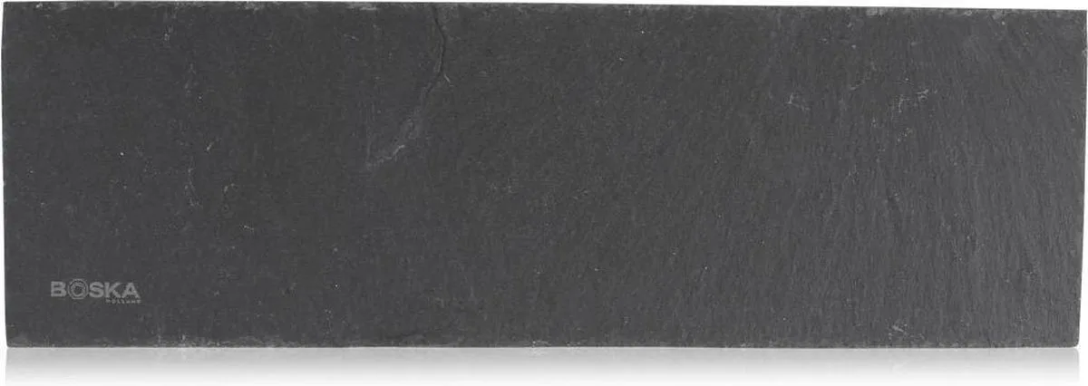 Serveerplank Leisteen Light XS - Ultra Dun - Beschrijfbaar - 25 cm lang fra Boska i Sort – produktbillede