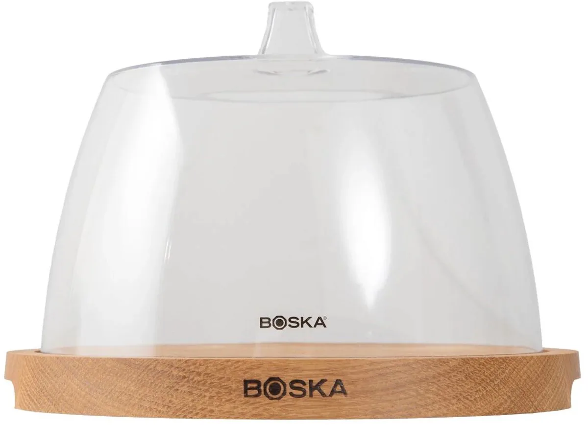 Serveerplank Rond Friends met Stolp - ⌀ 23,8 cm von Boska in Transparent – Produktfoto