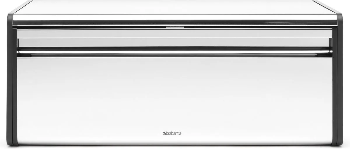 Broodtrommel - met klepdeksel fra Brabantia i Brilliant Steel – produktbillede