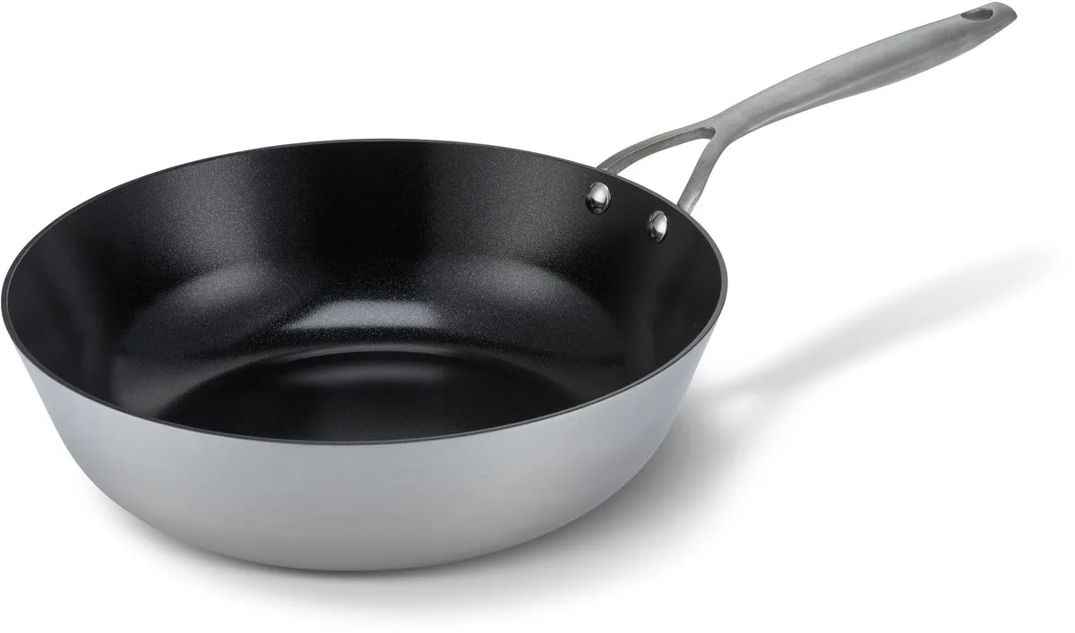 Dusk Wokpan - Ø 28 cm – Keramische Antiaanbaklaag - PFAS-vrij - Geschikt voor inductie van Brabantia in Grijs – productfoto