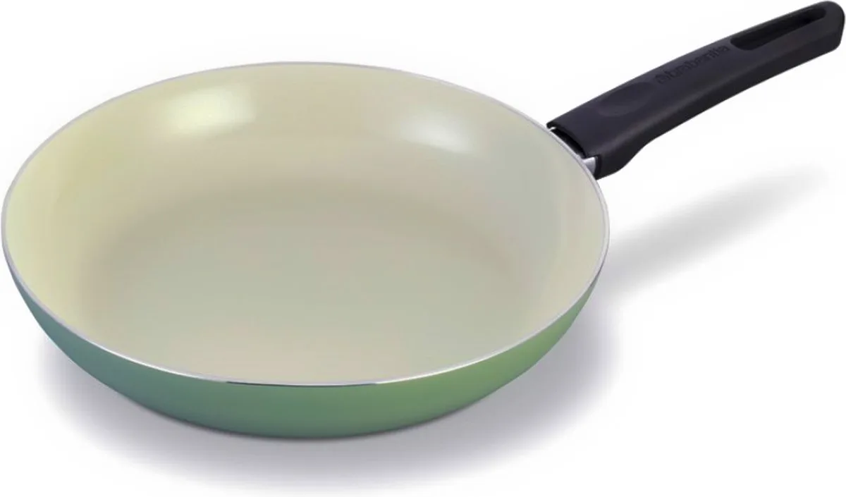 Indu+ Koekenpan met Keramische Antiaanbaklaag - 28 cm de Brabantia en Jade Groen – photo produit