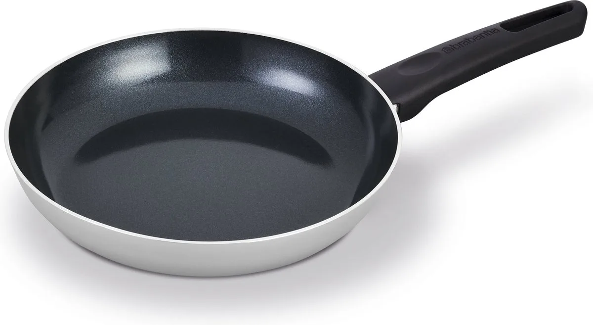 INDU+ Koekenpan - Ø 24 cm - Keramische antiaanbaklaag - PFAS Vrij - Geschikt voor inductie van Brabantia in Grijs – productfoto