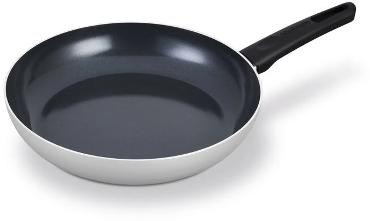 INDU+ Koekenpan - Ø 30cm - Keramische antiaanbaklaag - PFAS Vrij - Geschikt voor inductie van Brabantia in Grijs – productfoto