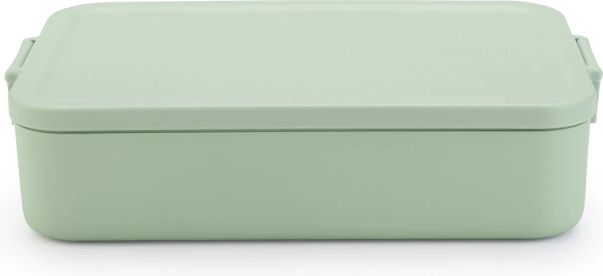 Make & Take Lunchbox/Broodtrommel - Large - Kunststof van Brabantia in Jade Green – productfoto