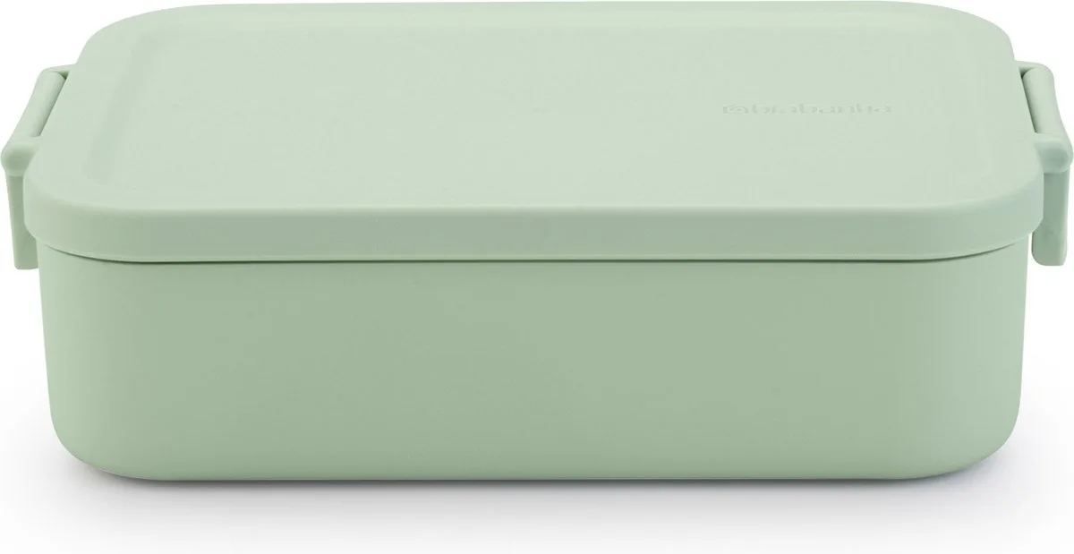 Make & Take Lunchbox/Broodtrommel - Medium - Kunststof van Brabantia in Jade Green – productfoto