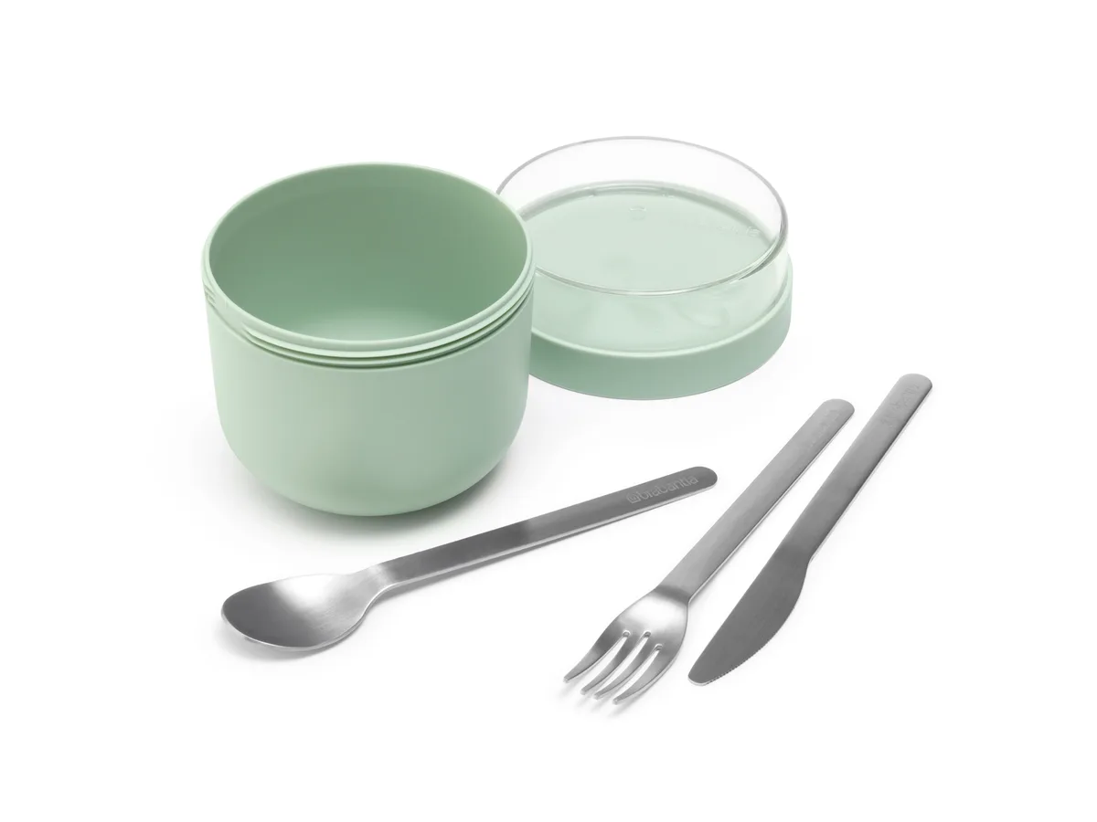 Make & Take ontbijtkom 0,5 liter, kunststof jade green van Brabantia – productfoto