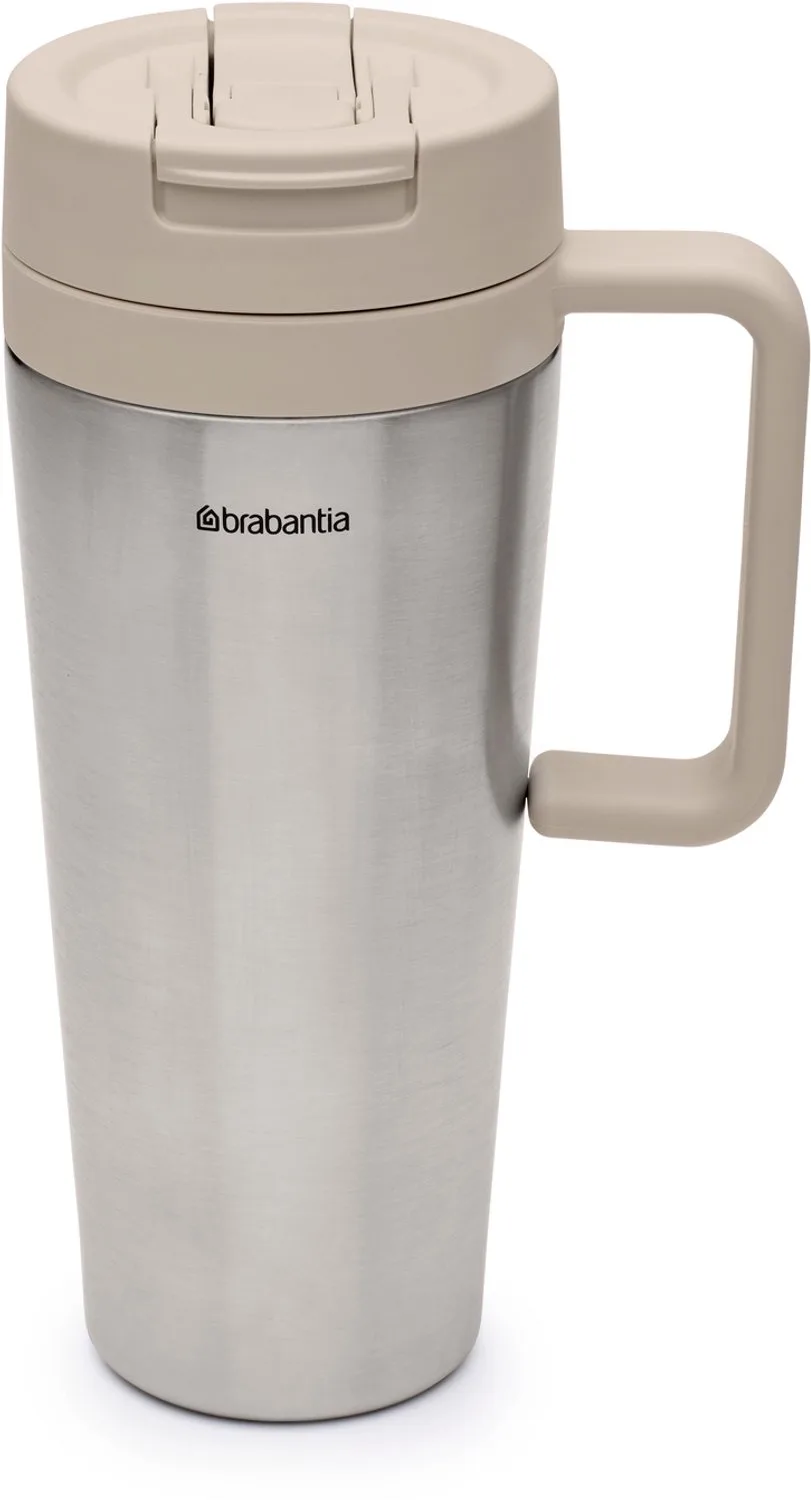 Make & Take tumbler 1 liter van Brabantia in Soft Beige – productfoto