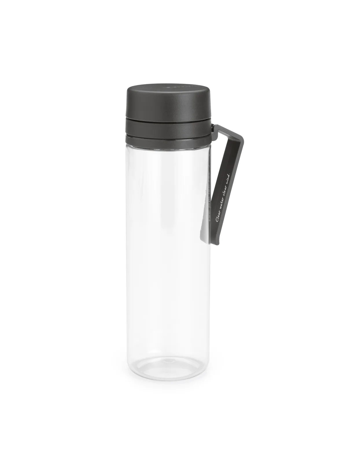 Make & Take waterfles met zeef 0,5 liter dark grey van Brabantia – productfoto