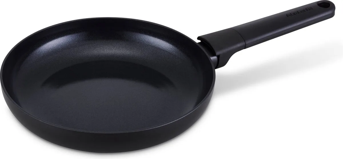 NERO - Koekenpan - Ø 24 cm - Braadpan - Keramische Antikleeflaag - Gerecycleerd aluminium - PFAS-vrij von Brabantia in Schwarz – Produktfoto