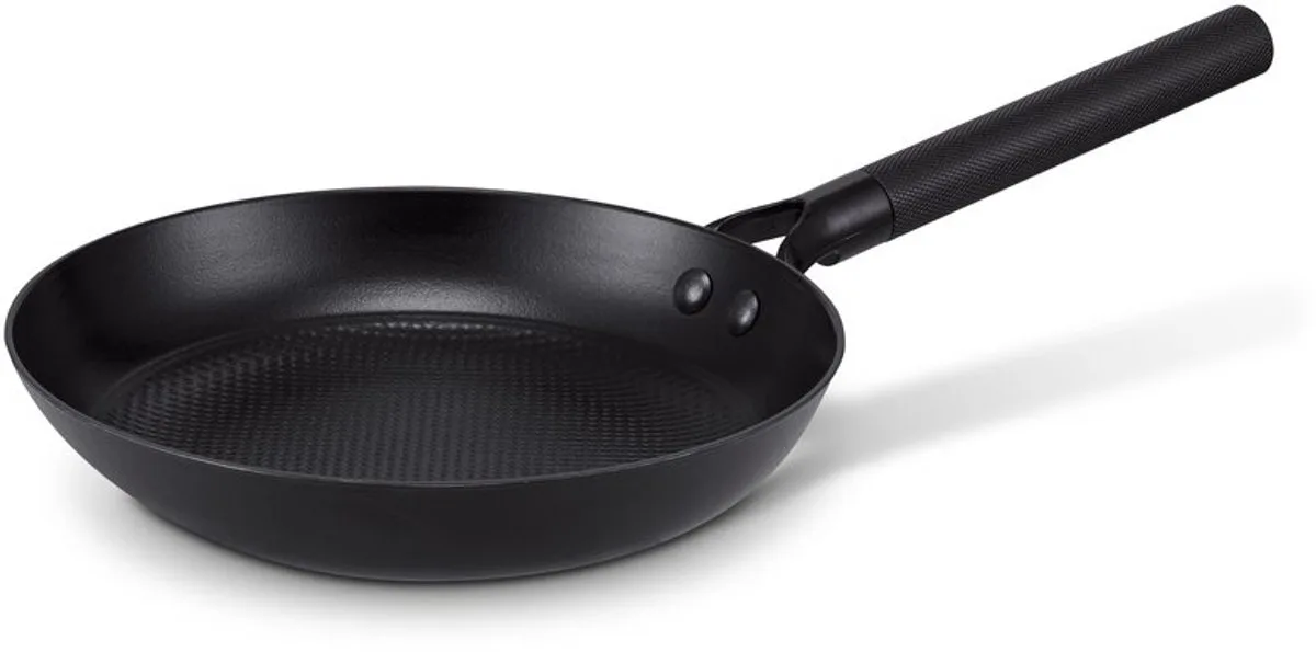 Patron Koekenpan - Ø 24 cm - Duurzame Pan met Luxe Design Handgreep - 100% PFAS Vrij - Keramische Antiaanbaklaag - Inductie Koekenpan fra Brabantia i Sort – produktbillede