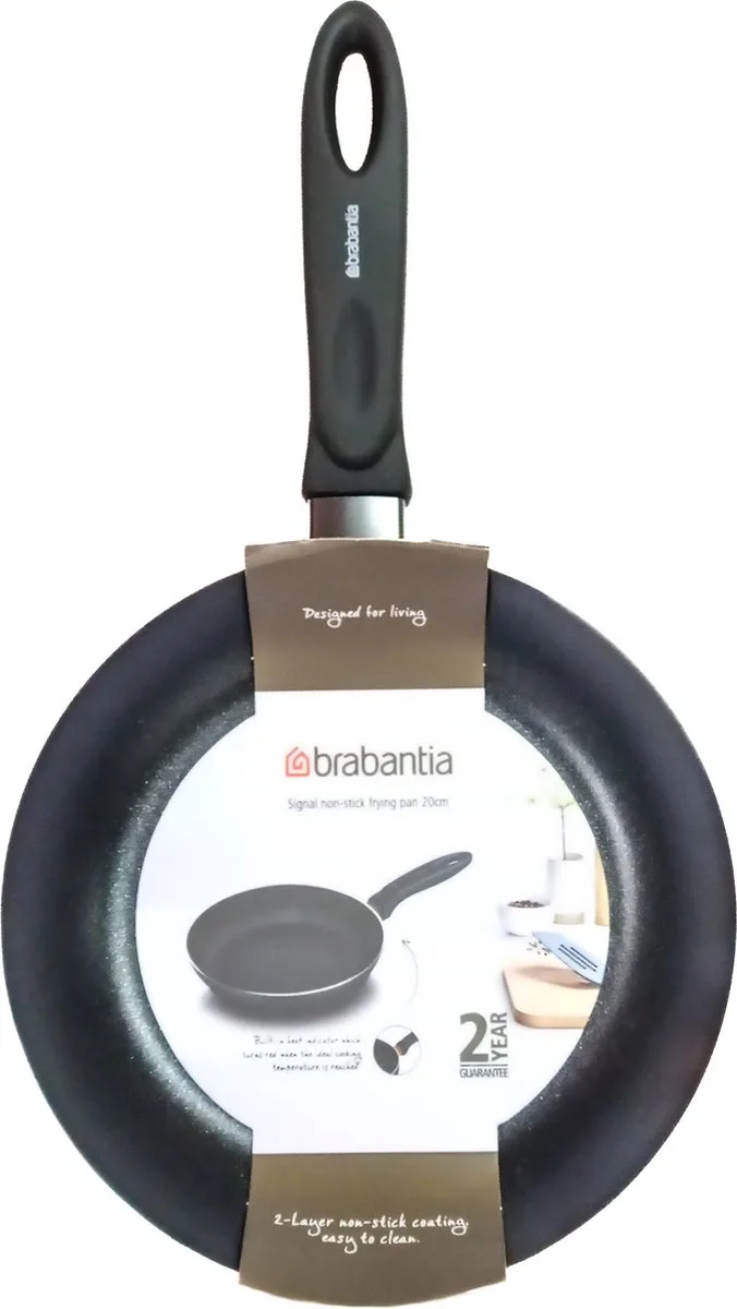 Signal Antiaanbak Koekenpan - 20 cm von Brabantia in Schwarz – Produktfoto