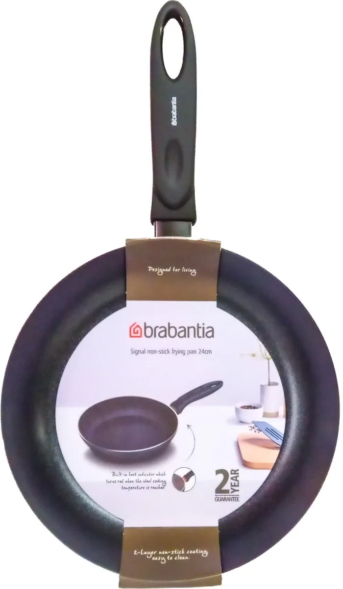 Signal Antiaanbak Koekenpan - 24 cm de Brabantia en Noir – photo produit