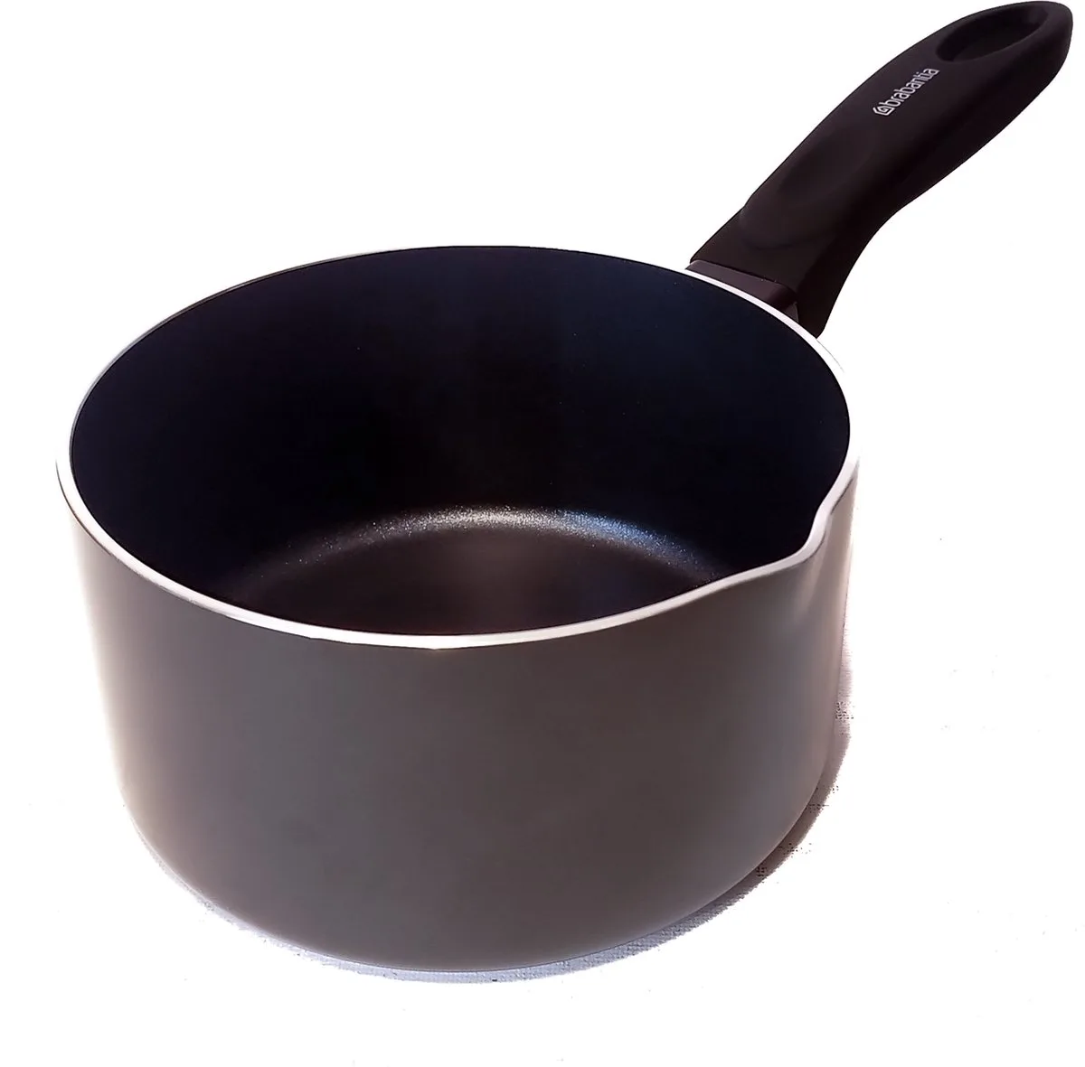 Signal - Steelpan met Antiaanbaklaag - 14 cm van Brabantia in Zwart – productfoto