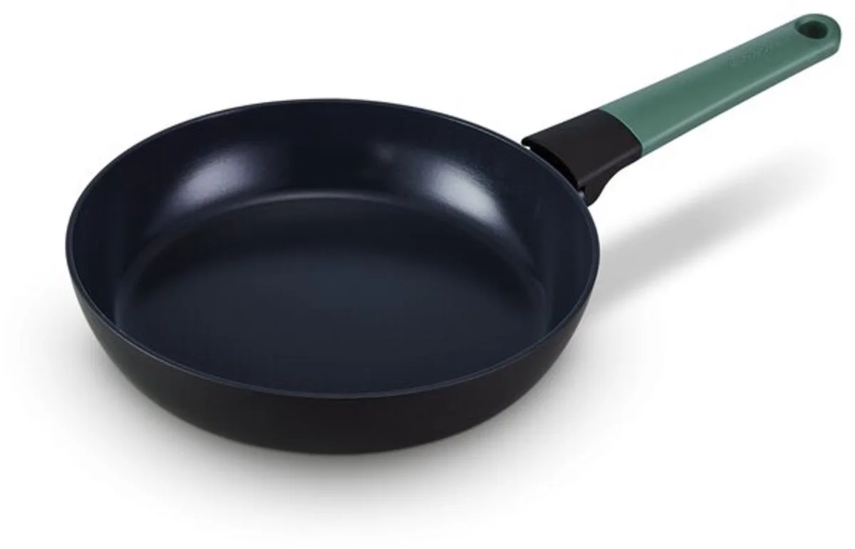 TASTY+ Koekenpan - Ø 24 cm - Braadpan - Keramische Antikleeflaag - PFAS-vrij - Geschikt voor inductie van Brabantia in Zwart – productfoto