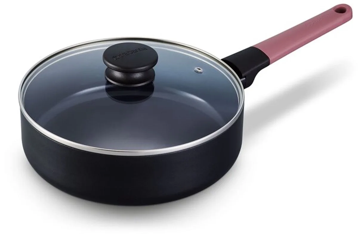 Tasty+ R Hapjespan - Ø 24 cm - Sauteerpan - Keramische Antikleeflaag - PFAS-vrij - Geschikt voor inductie by Brabantia in Black – product photo
