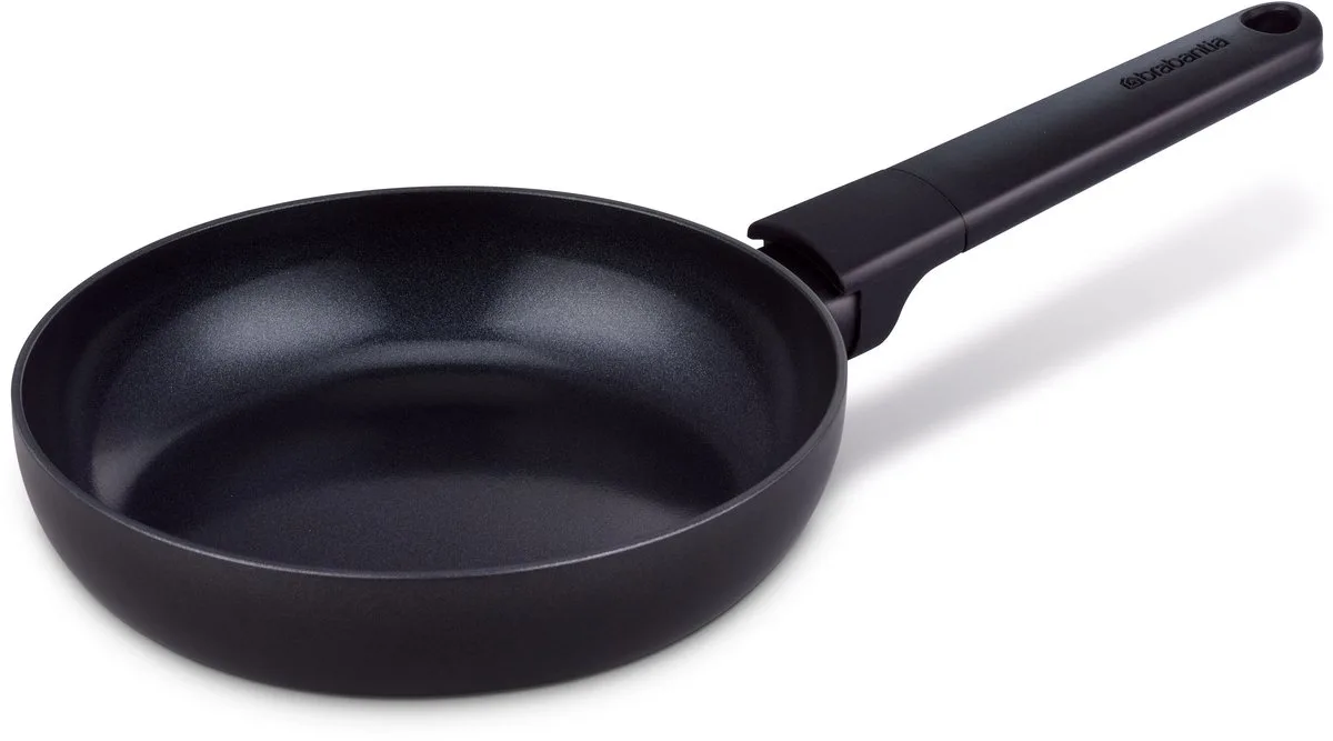 VANTA Koekenpan - Ø 20 cm - 100% PFAS Vrij - Keramische Antiaanbaklaag Titanium Versterkt - Inductie Koekenpan de Brabantia en Noir – photo produit
